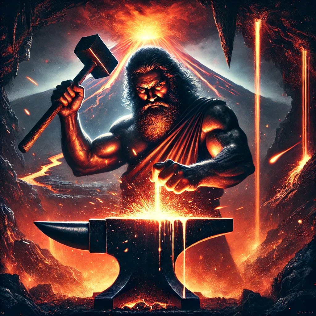 Vulcain, le Dieu romain des volcans